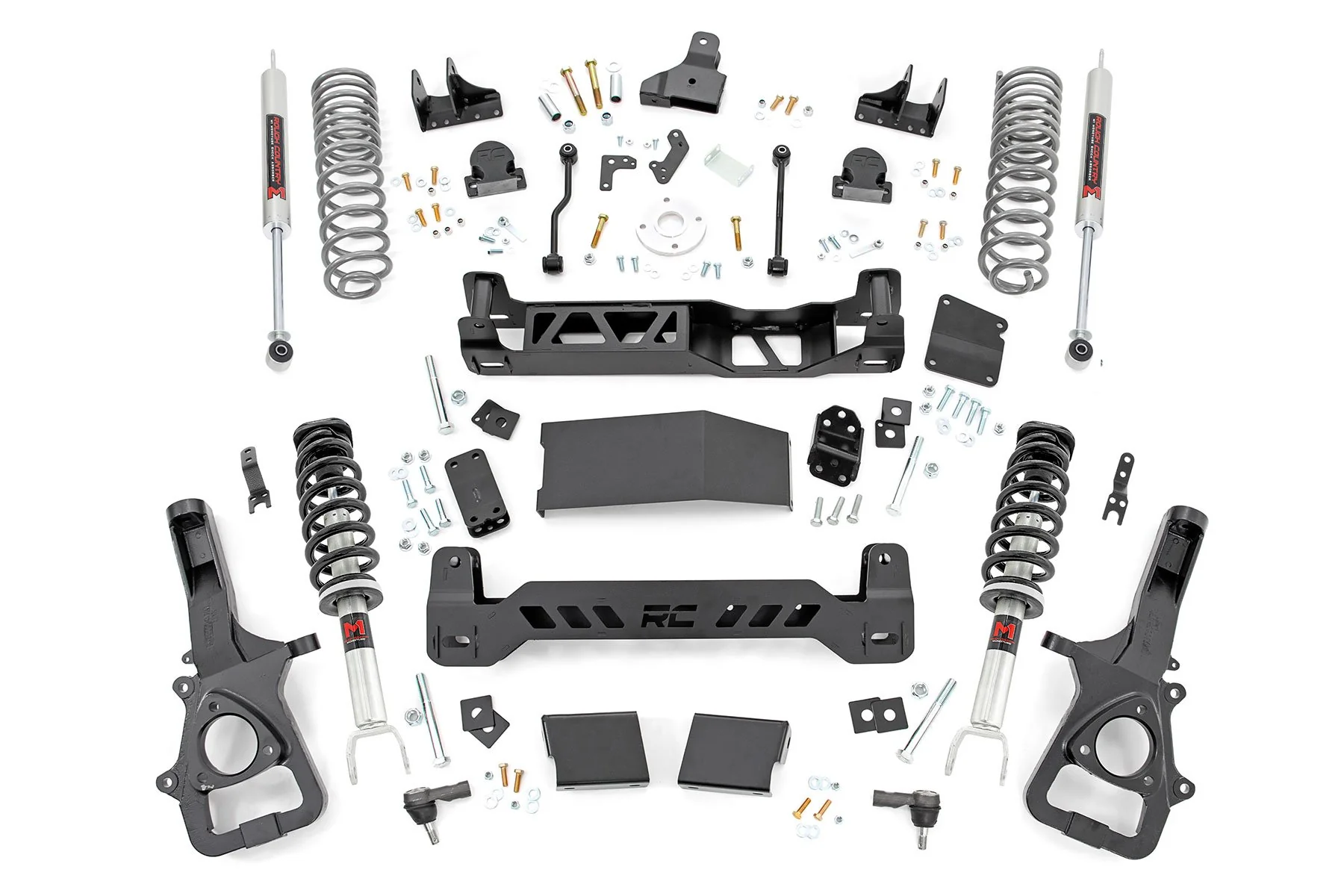 Rough Country 6 In Lift Kit M1/M1 Dual Rate Coils for Ram 1500 4wd 19-22