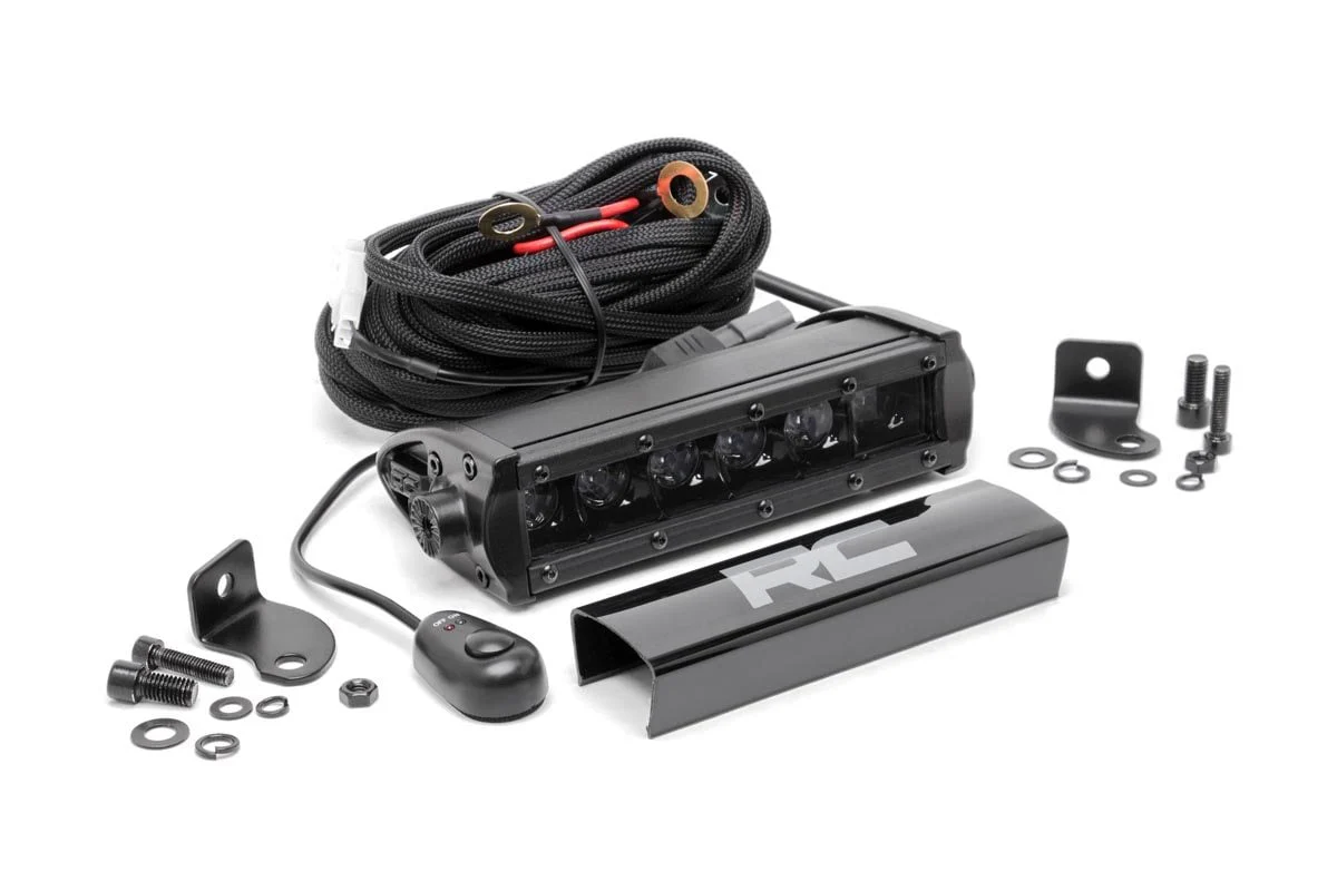 6-inch Cree LED Light Bar Single Black Series 70707BL