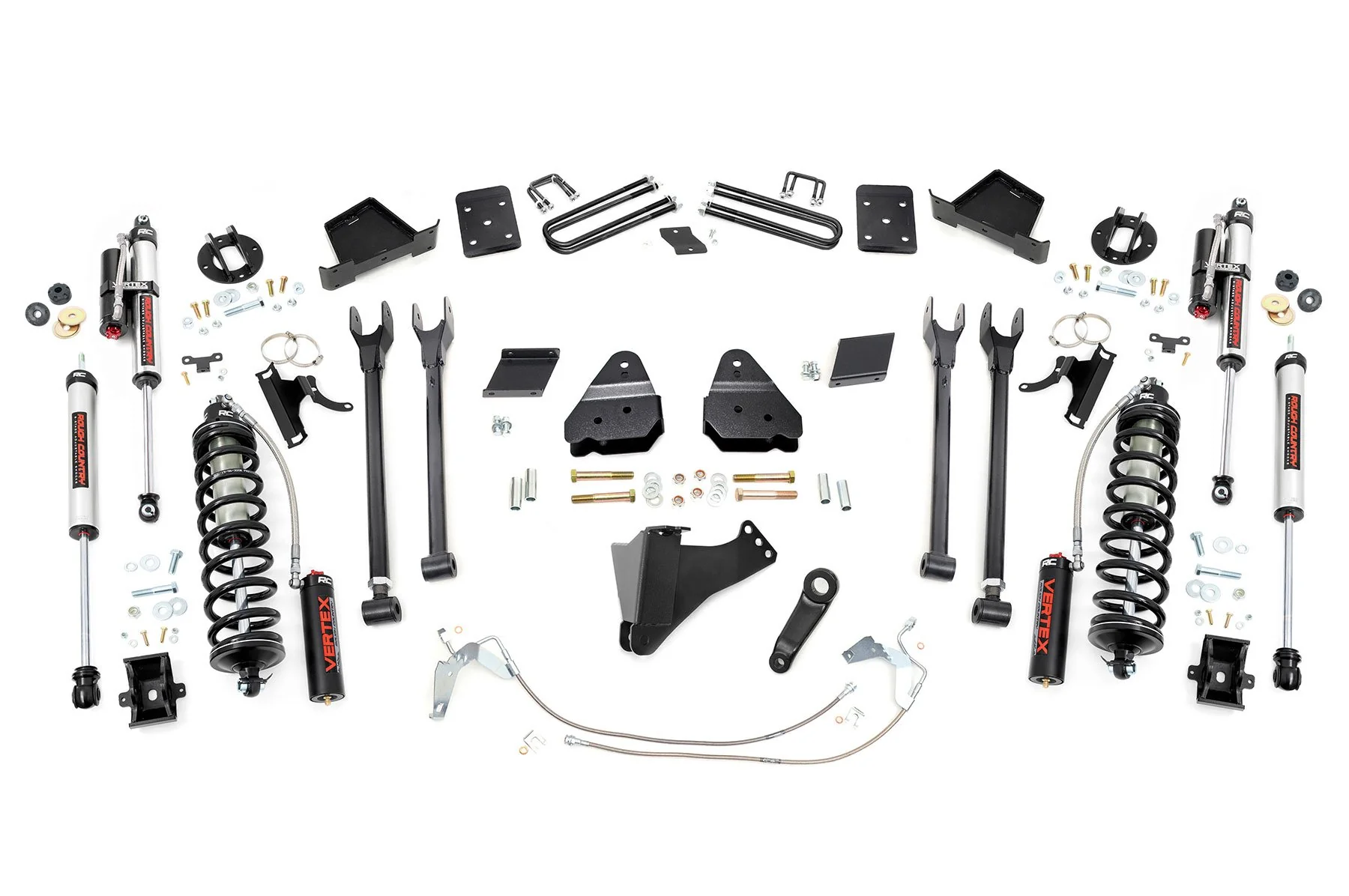 Rough Country 6" Lift Kit for Ford Super Duty 11-14 4-Link OVLD C/O Vertex