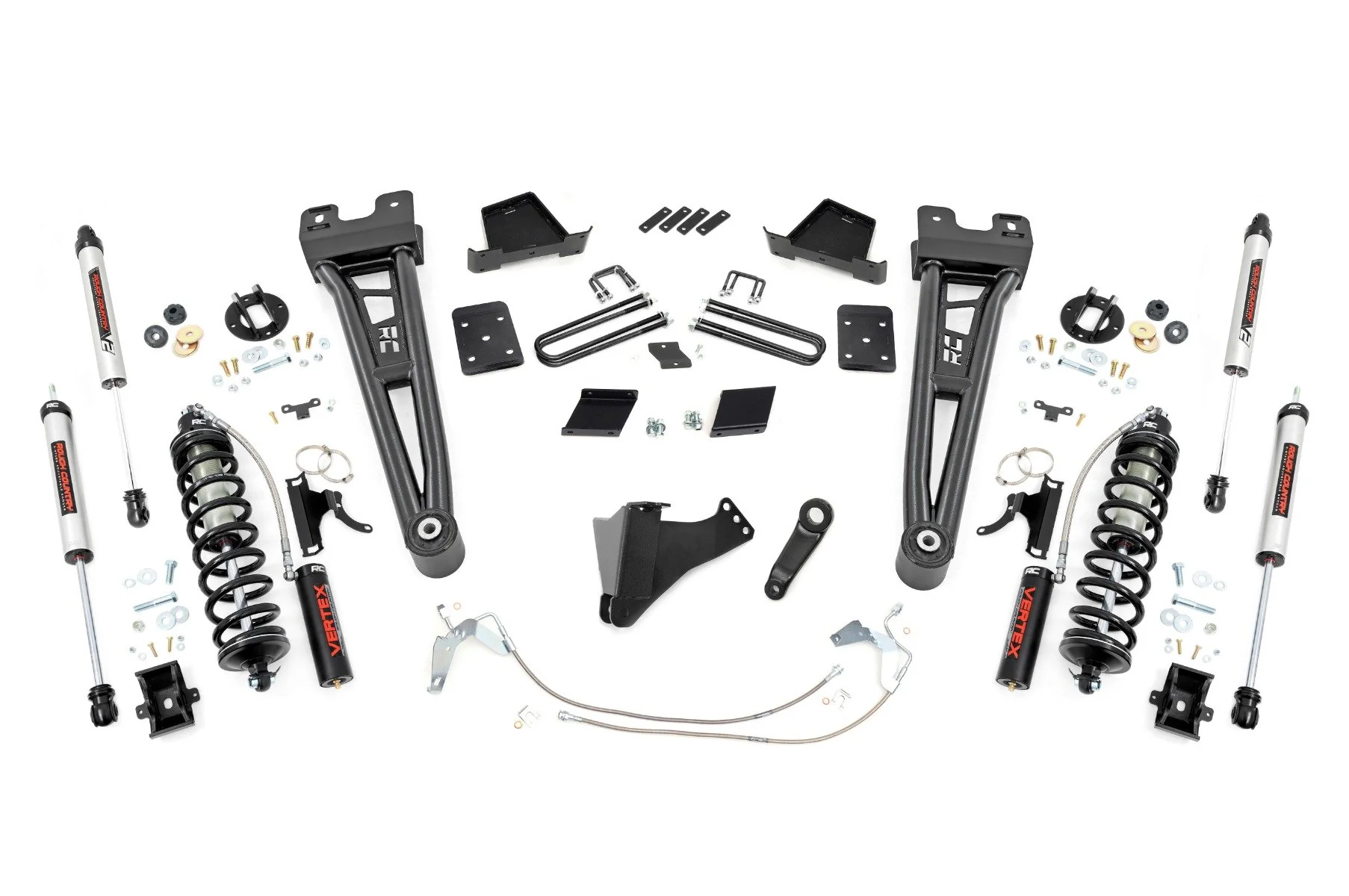 Rough Country 6" Lift Kit Diesel Radius Arm C/O V2 for Ford Super Duty 15-16