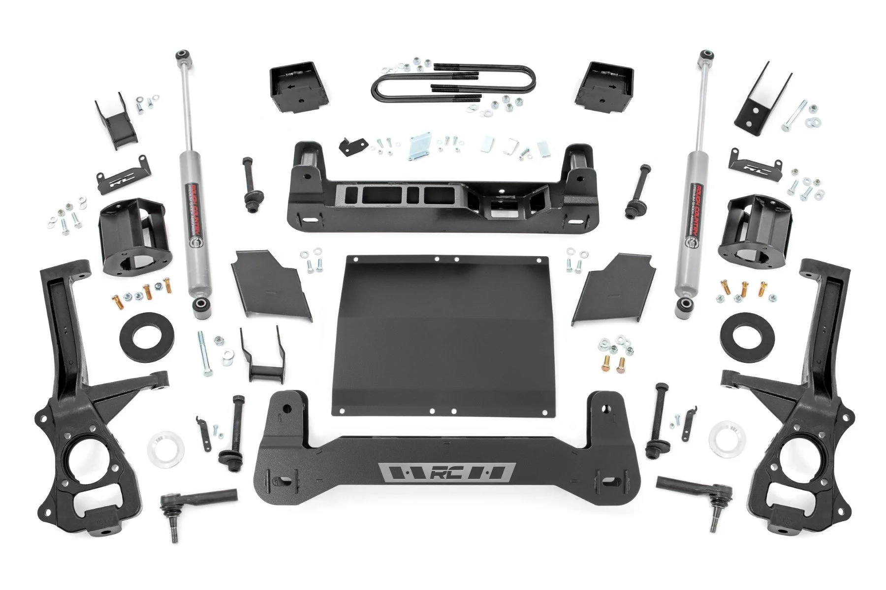 Rough Country 6" Lift Kit Mono Leaf Rear Diesel GMC Sierra 1500 2025