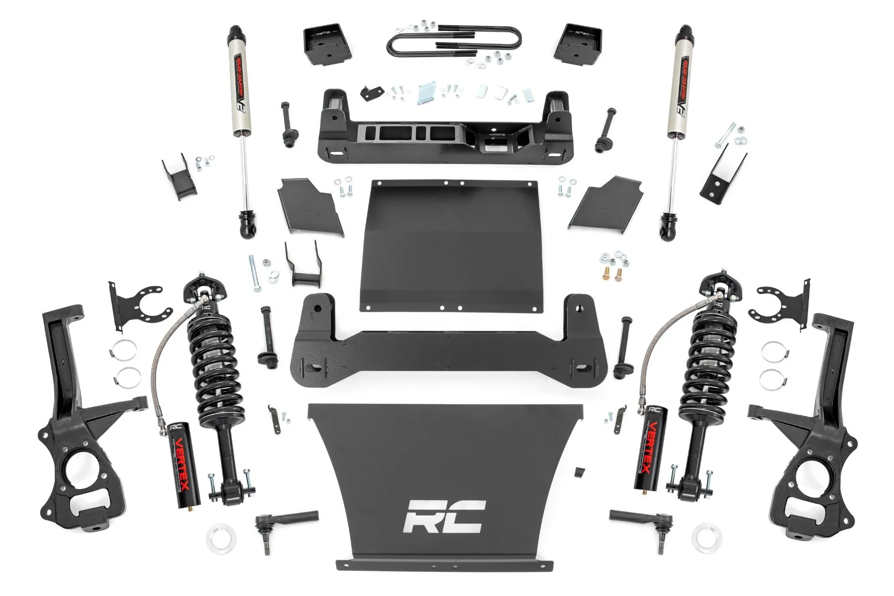 Rough Country 6" Lift Kit for GMC Sierra 1500 19-25 Mono Leaf Rear Vertex/V2