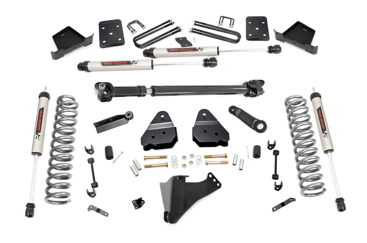 Rough Country 6" Lift Kit for Ford 17-19 F-250/350 Diesel w/V2 & F Drive Shaft