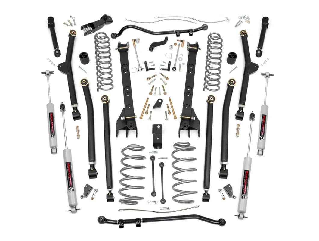 Rough Country 6" Long Arm Susp Lift Kit For Jeep Wrangler Unlimited LJ 04-06