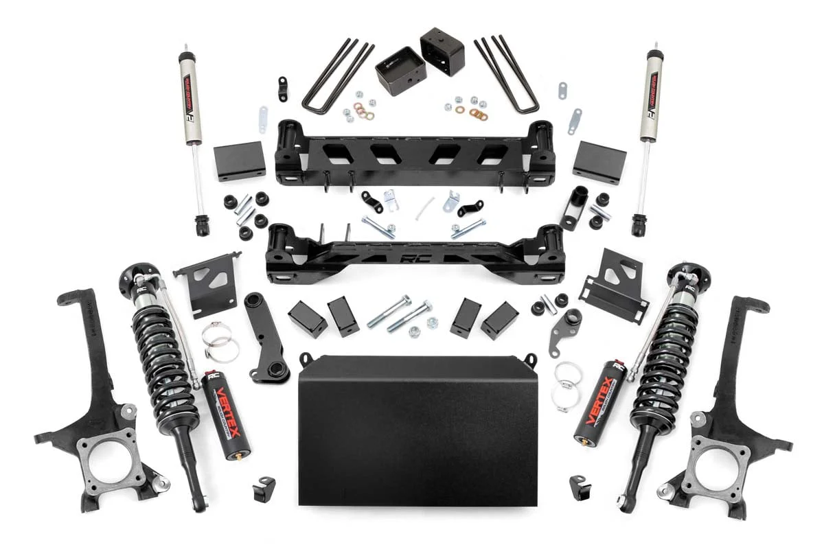 Rough Country 6" Suspension Lift Kit for Toyota Tundra 07-15 w/Vertex Coilovers 75457