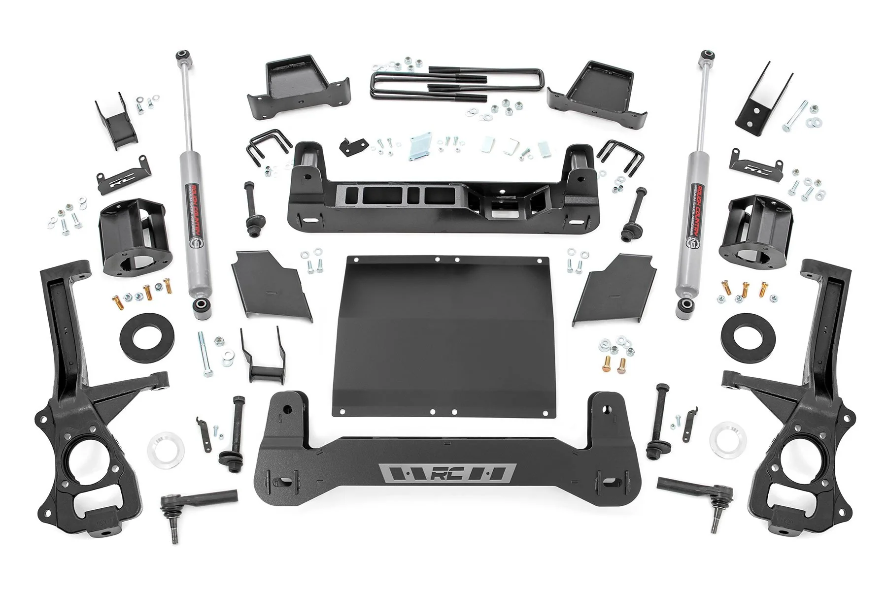 Rough Country 6" Suspension Lift Kit for GMC Sierra 1500 Spacers Diesel 19-24