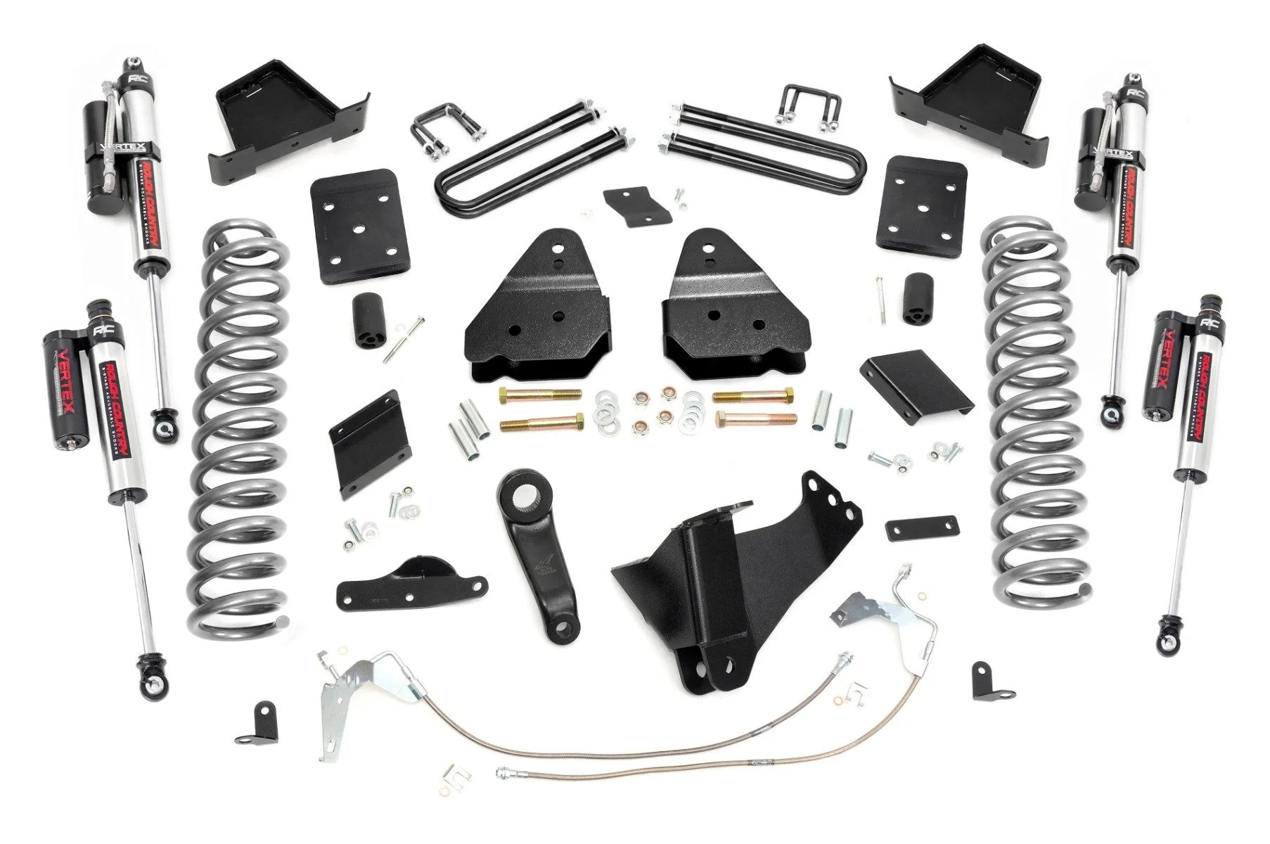 Rough Country 6in Lift Kit Vertex for Ford F-250 11-14 4wd Gas Overloads