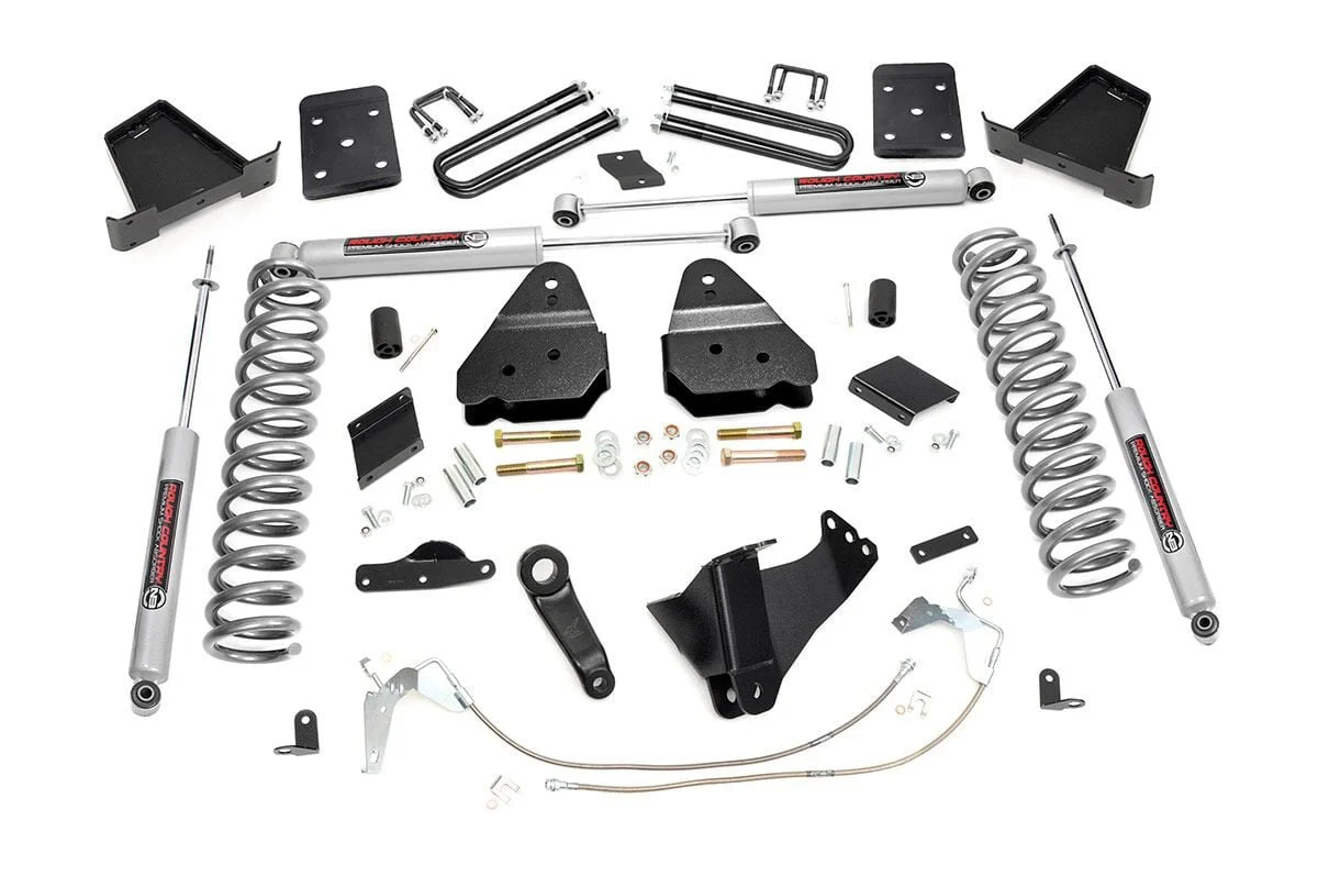Rough Country 6in for Ford Suspension Lift Kit 15-16 F-250 Gas Overloads