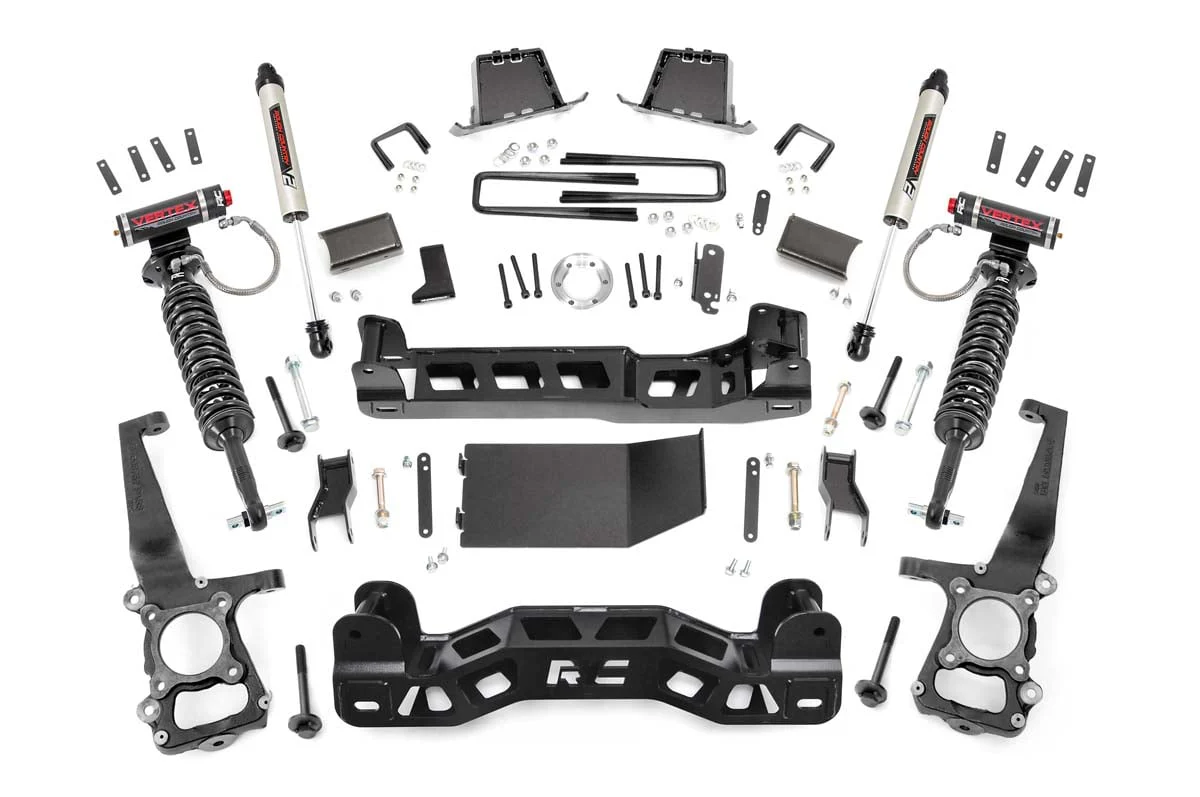 Rough Country 6in for Ford Suspension Lift Kit Vertex & V2 2014 F-150 4wd 57557 - Image 2