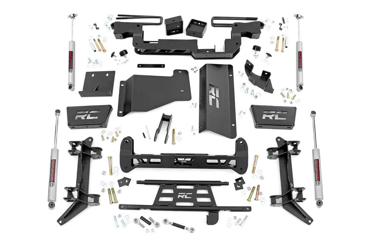Rough Country 6in GM Suspension Lift Kit 88-00 K2500/3500 PU 4wd 16130