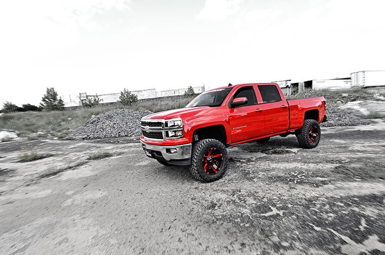 Rough Country 7 Inch Lift Kit Bracket M1 Struts/M1 Chevy/GMC 1500 14-16 - Image 3