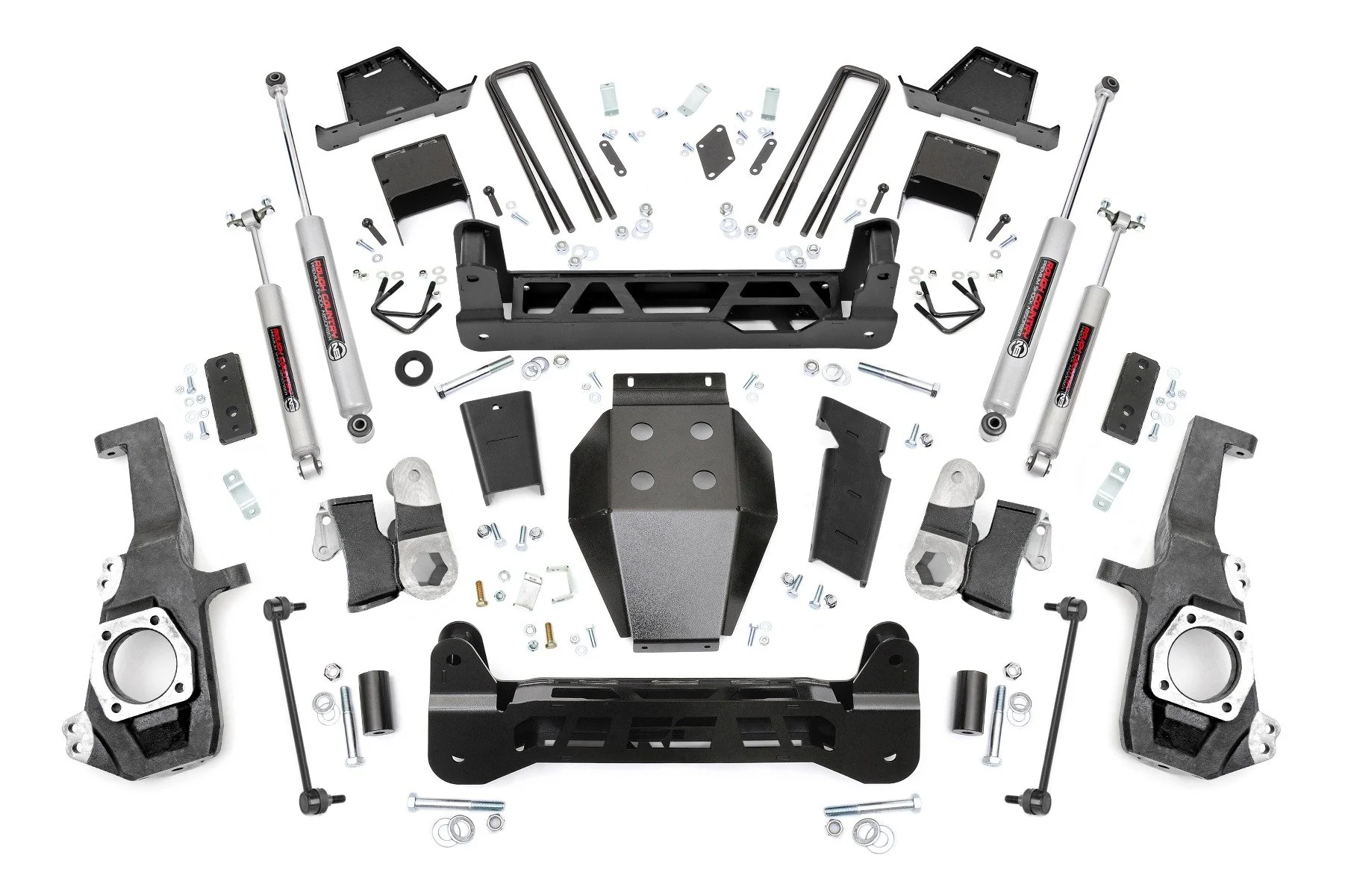 Rough Country 7" Lift Kit NTD w/ Overloads Chevy/GMC 2500/3500HD 4WD 20-25 111130