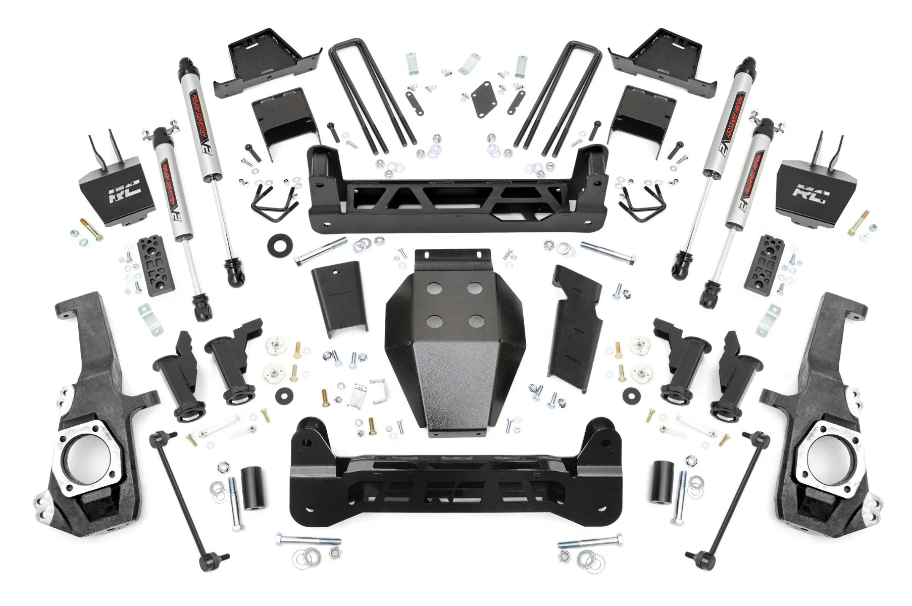 Rough Country 7" Suspension Lift Kit for Chevy/GMC 2500HD 20-25 Torsion Drop M1