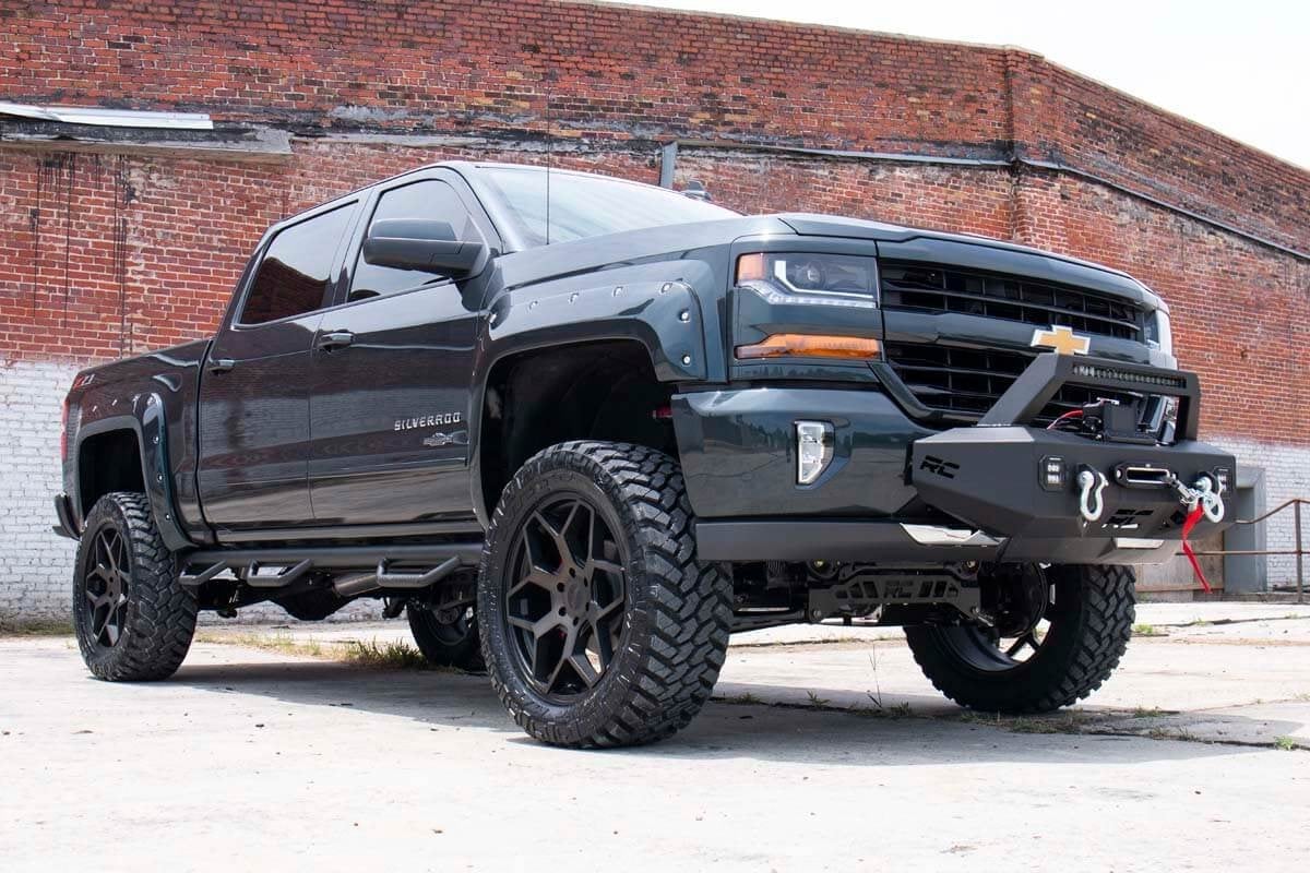 Rough Country 7in GM Suspension Lift Kit Vertex 14-18 1500 PU 4wd Aluminum 29850 - Image 5