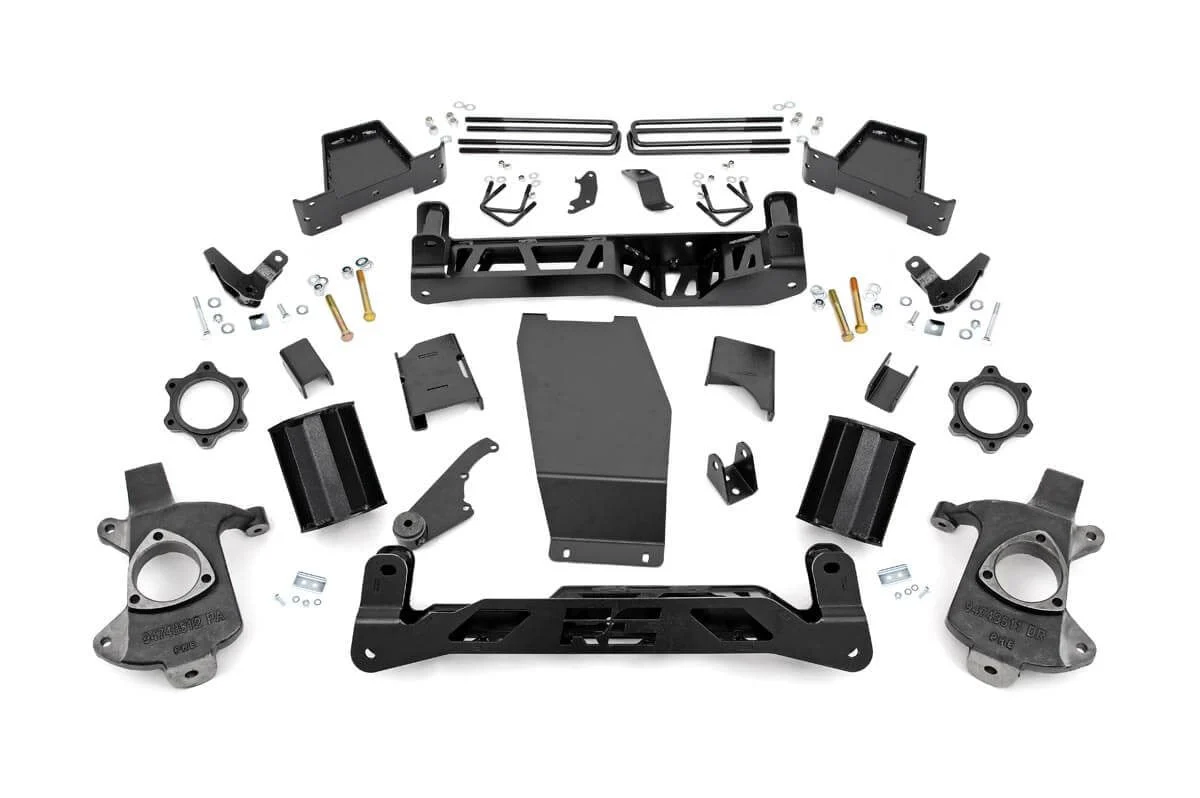 Rough Country 7in GMC Lift Kit 14-16 1500 Denali PU 4wd w/MagneRide Cast
