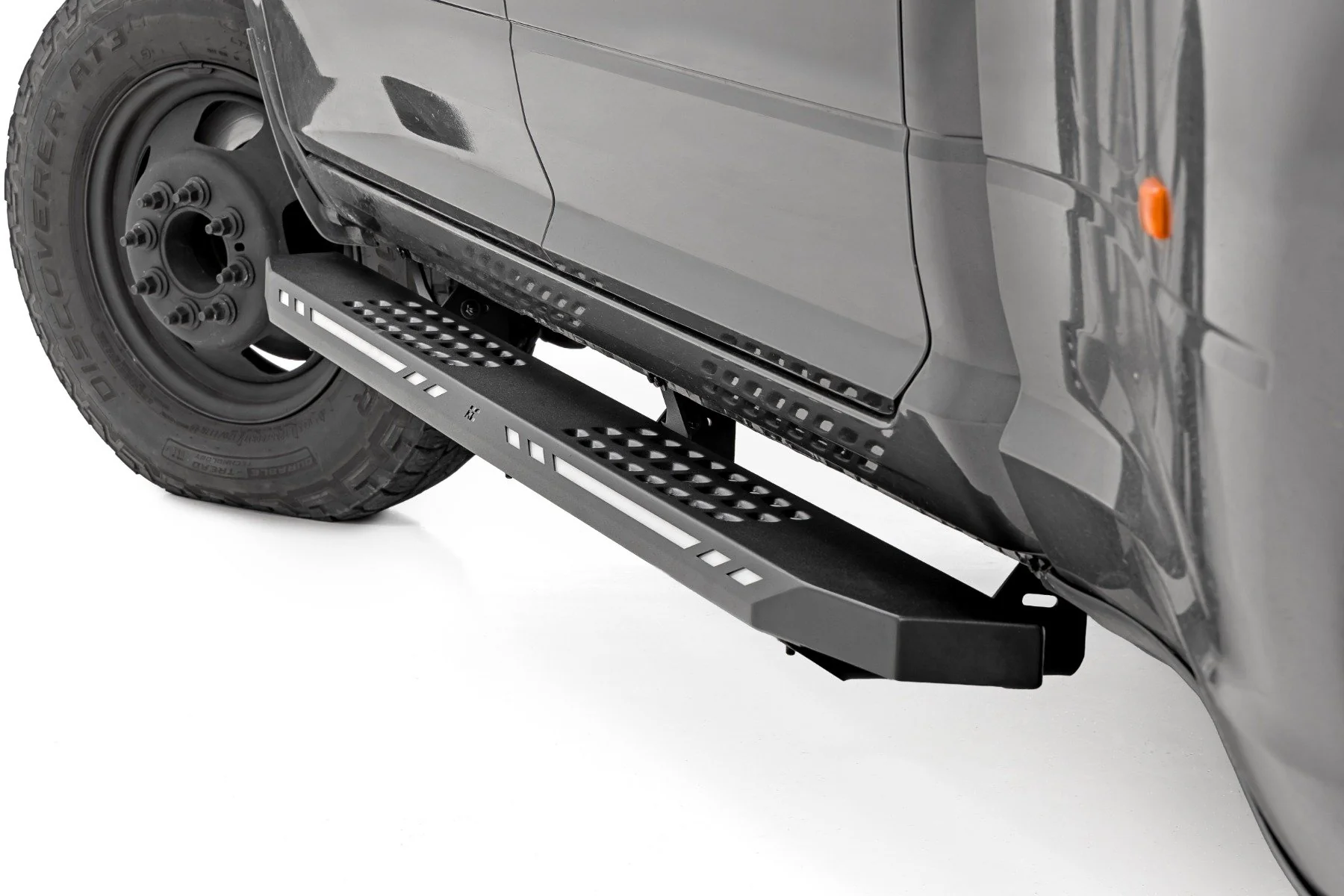Rough Country AC2 Running Boards Amber/White CrewCab for Ram 1500/2500 10-25 - Image 2
