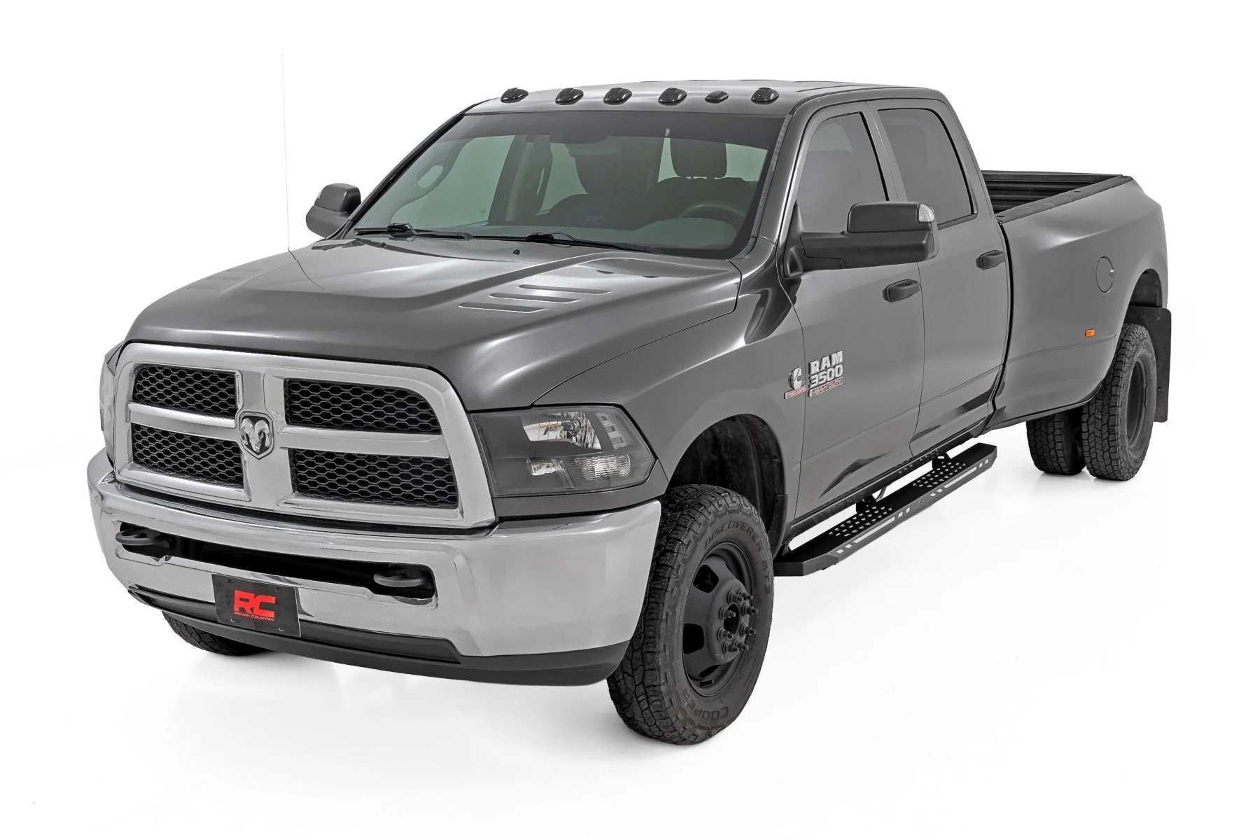 Rough Country AC2 Running Boards Amber/White CrewCab for Ram 1500/2500 10-25 - Image 5