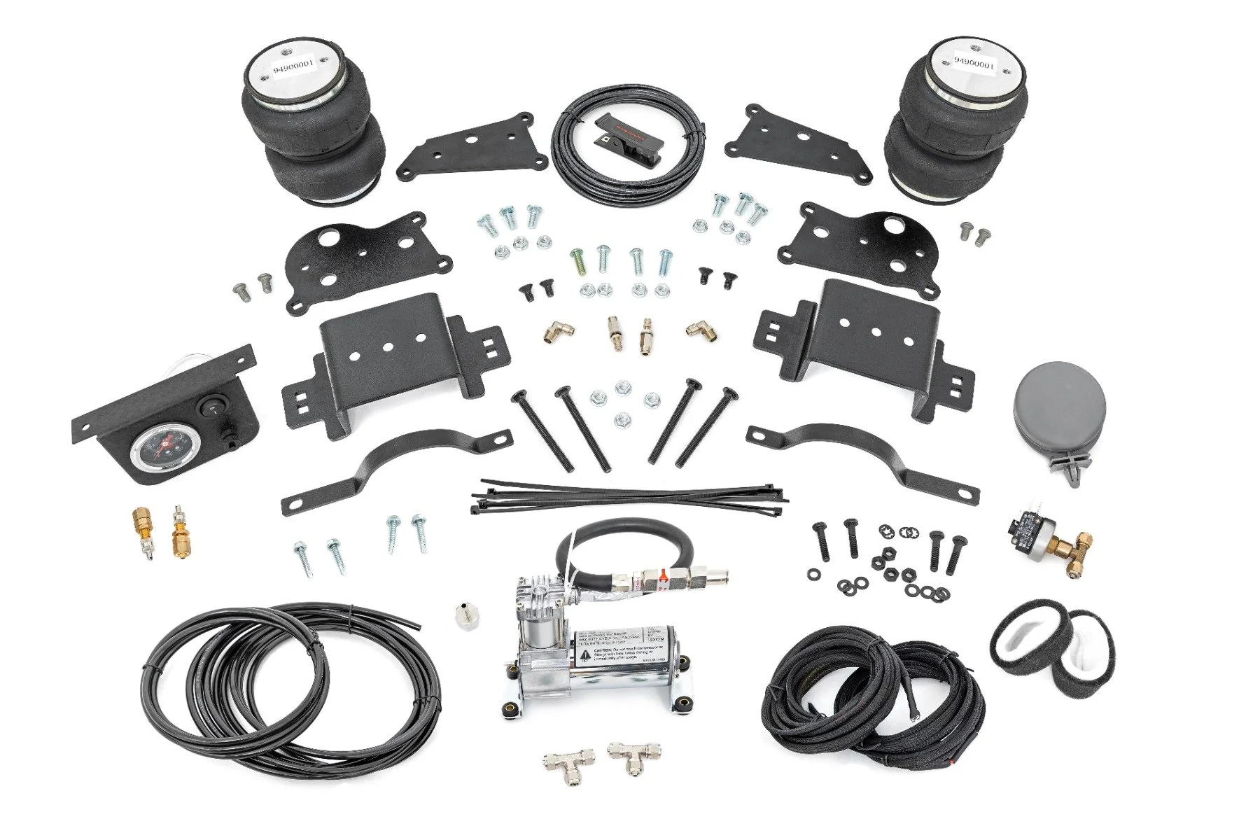 Rough Country Air Spring Kit w/Compressor for Ram 2500 4wd 2014-2026