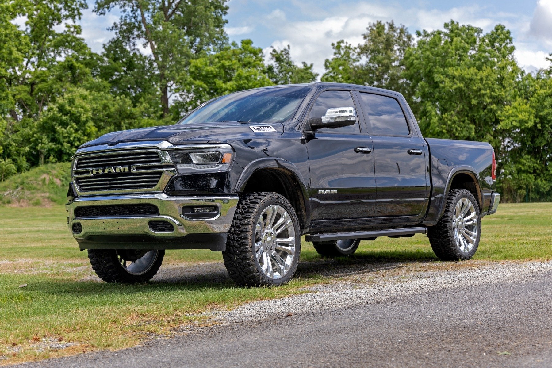 Rough Country BA2 Running Board | Side Step Bars | for Ram 1500 (19-26)/1500 TRX (21-24) - Image 3