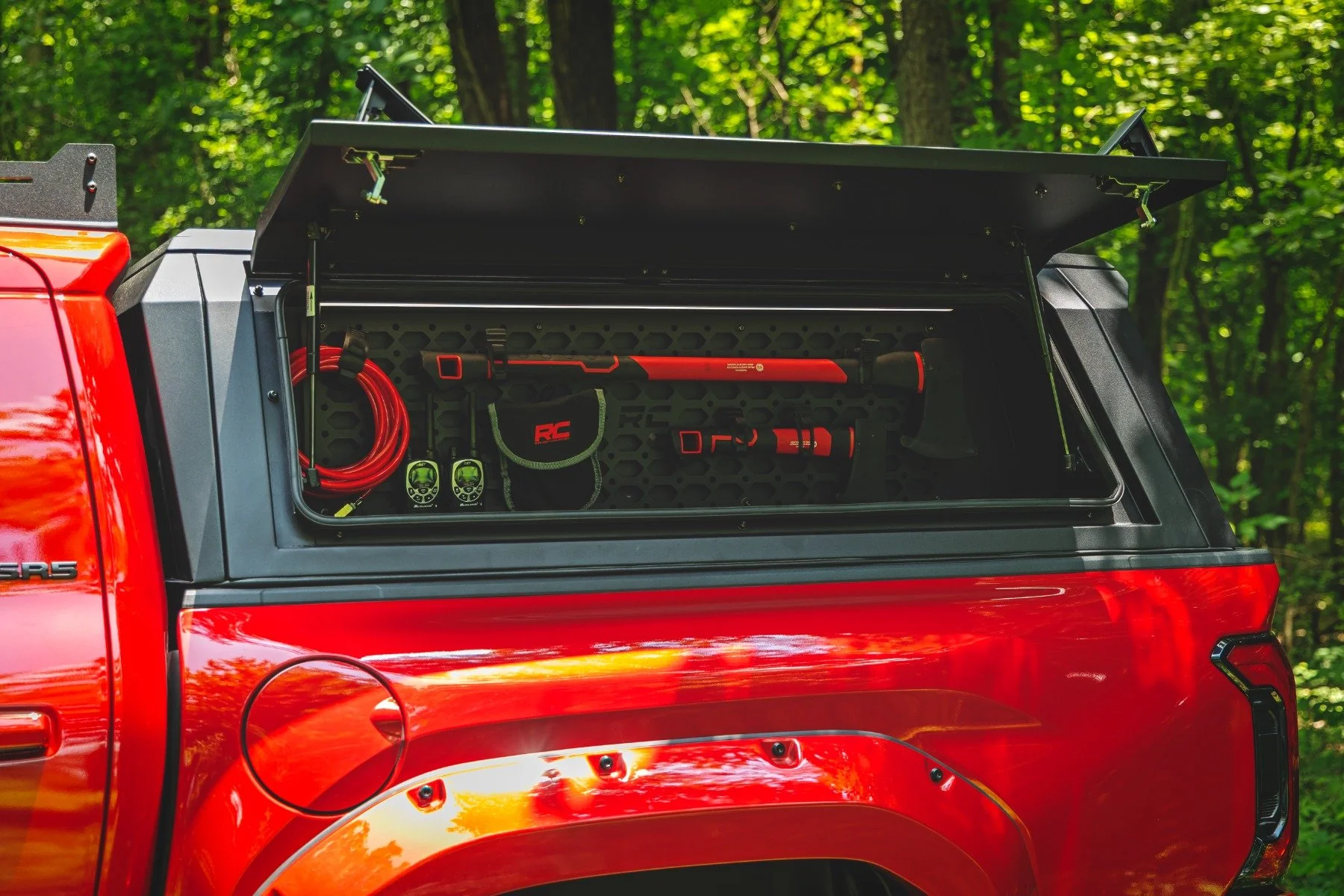 Rough Country Bed Cap Molle Panel Side Storage Bin | Drivers Side | for Toyota Tacoma (16-26) - Image 6