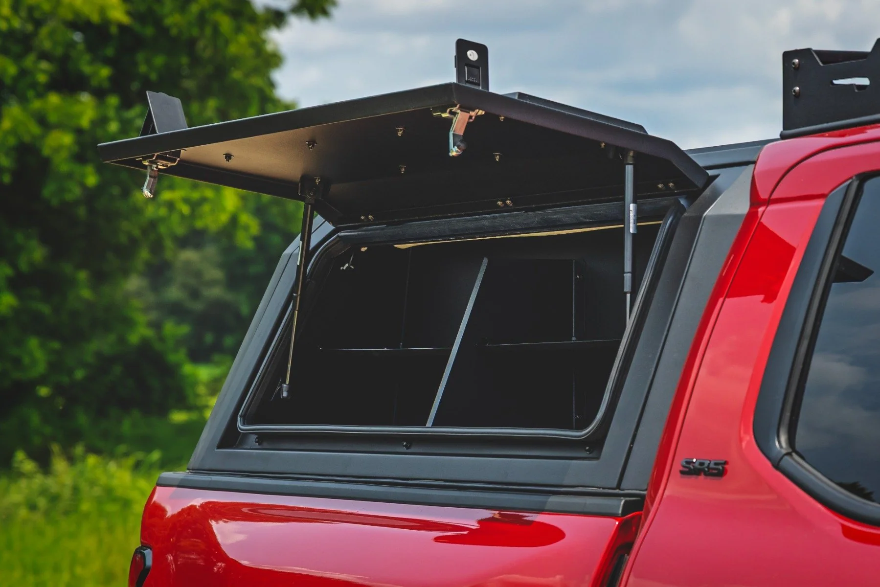 Rough Country Bed Cap Side Shelf Storage Bin | Passengers Side | for Toyota Tacoma (16-26) - Image 6