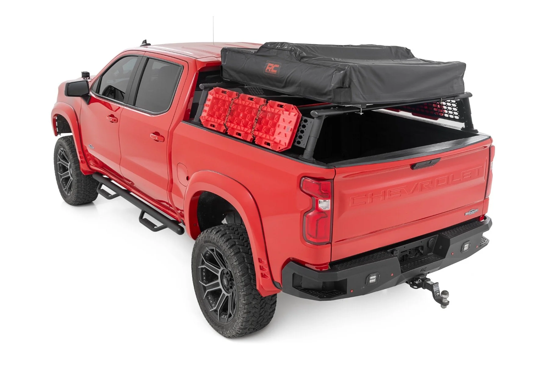 Bed Rack Half Rack Aluminum Chevy Silverado 1500 2019-2024 - Image 2