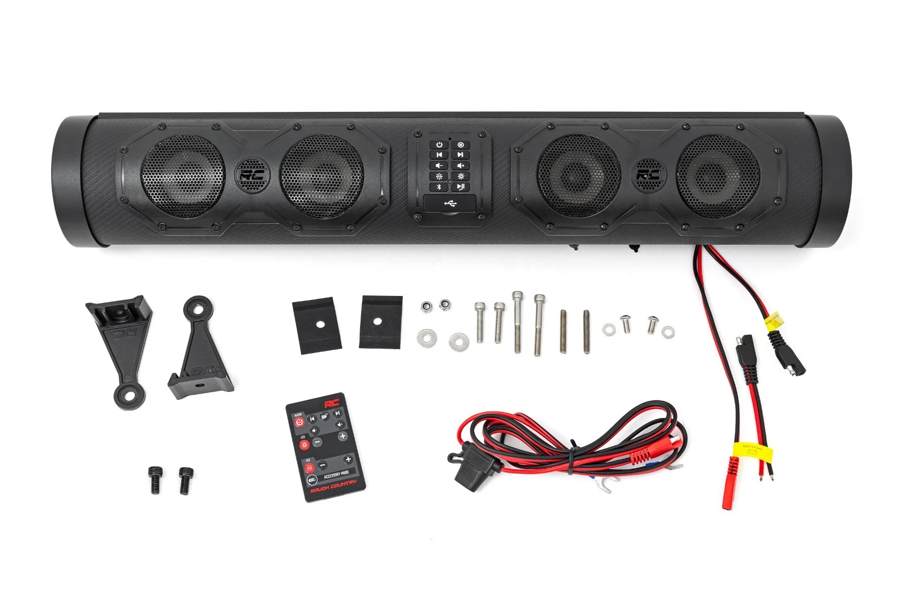 Rough Country Bluetooth LED Soundbar | 8 Speaker | IP66 Waterproof | UTV/ATV 99515_A - Image 6