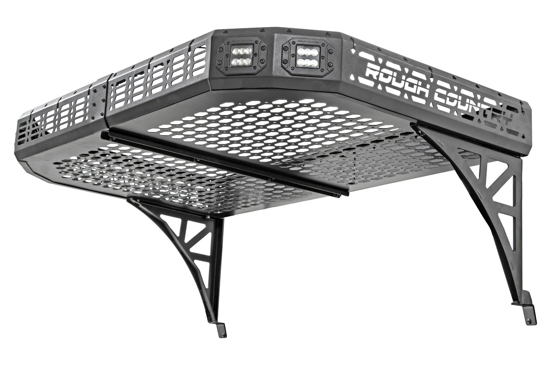 Can-Am Rear Cargo Rack w/ Cube Lights 17-20 Defender 97027 - Image 6