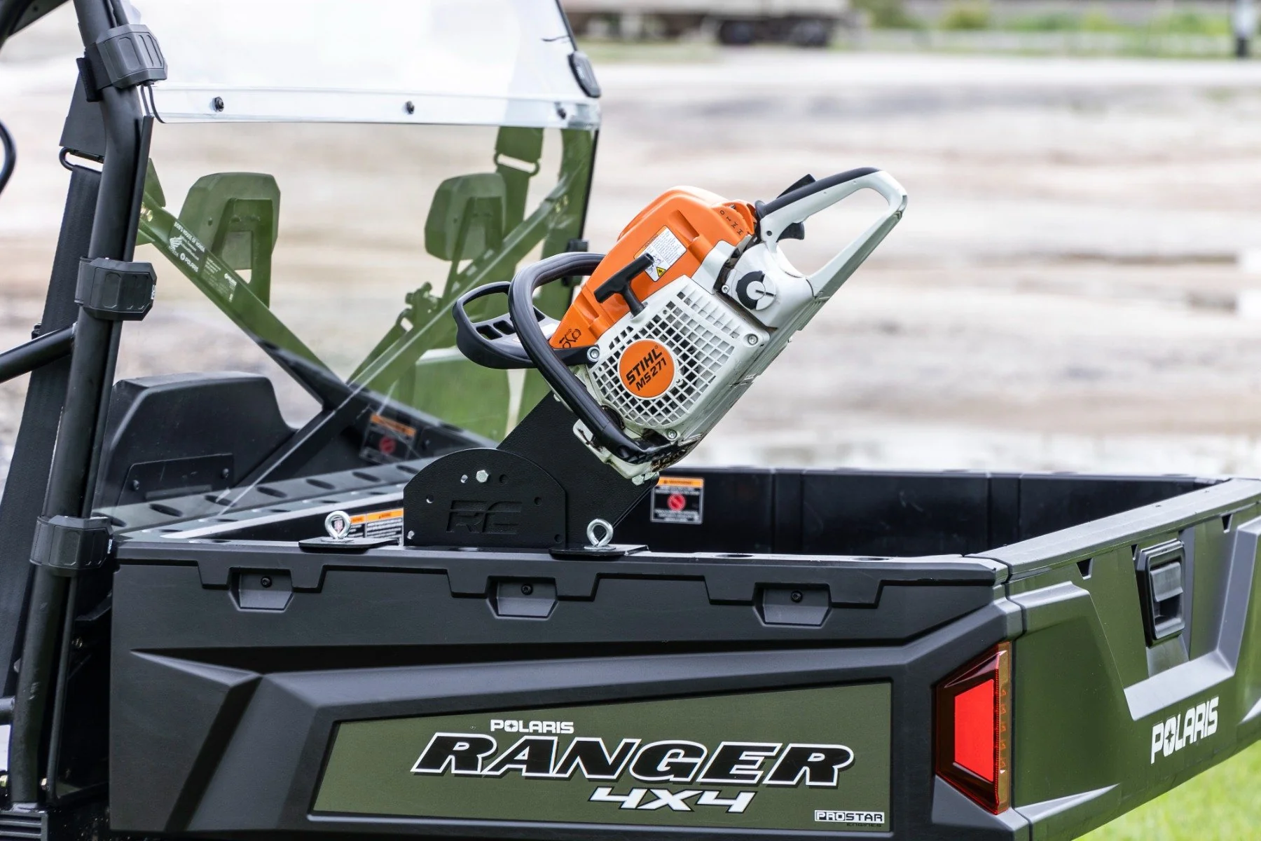 Chainsaw Carrier Bed Side Mount Multiple Makes & Models (Polaris) 93195 - Image 6