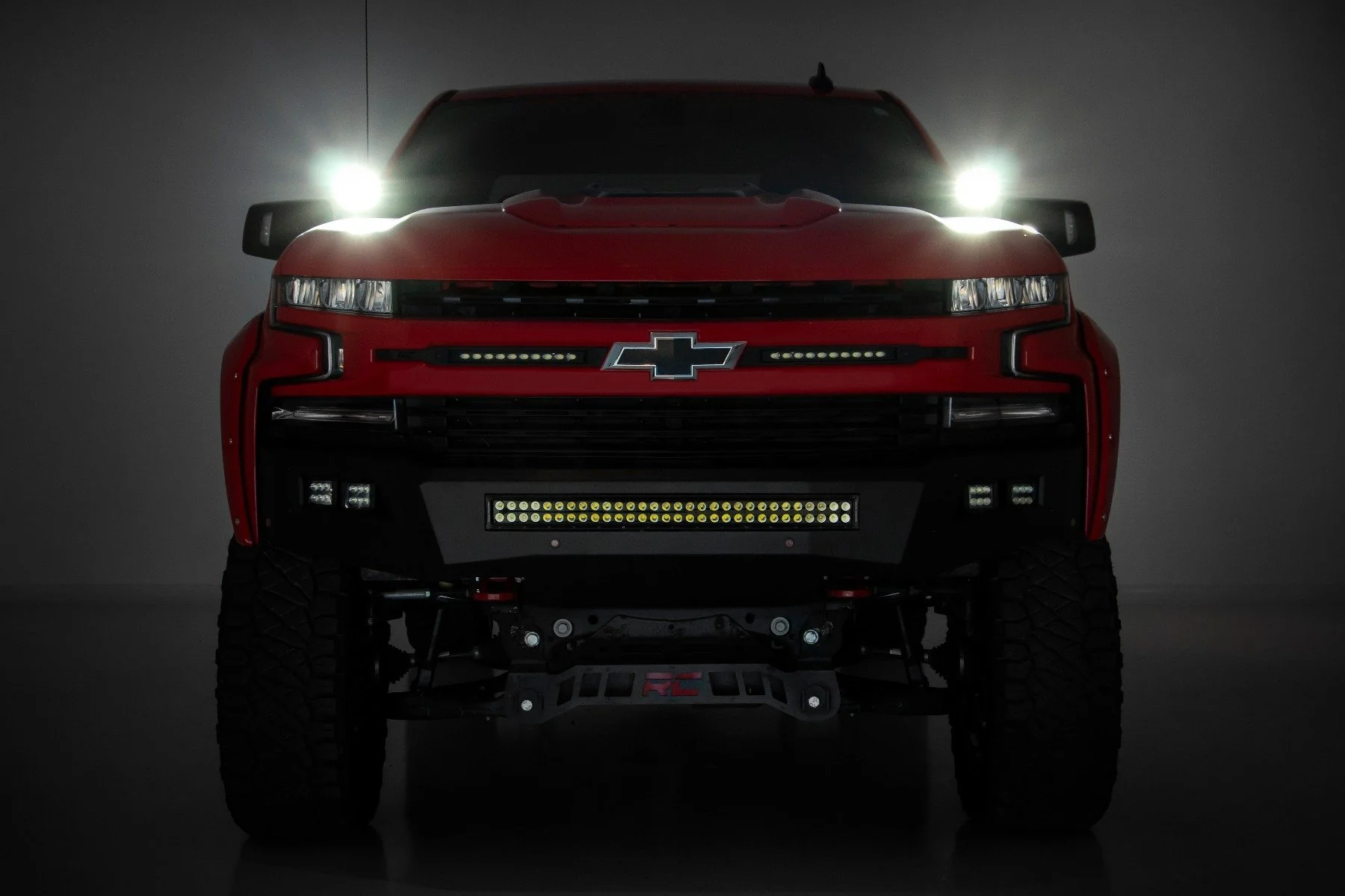 Chevy 2" LED Windshield Kit Black Series White DRL 19-20 Silverado 70843 - Image 6