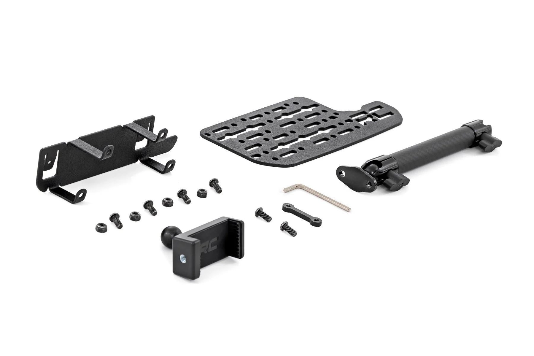 Rough Country Dash Mount 8" Non-Mag Safe Mount Kit 12" Screen for Ram 1500 19-24