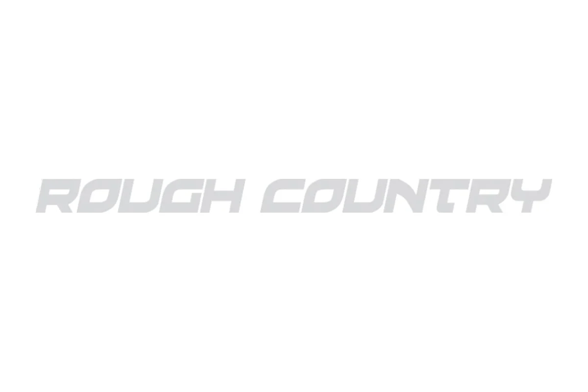 Rough Country Decal | 1/2 Inch x 8 Inch | Gray 84163