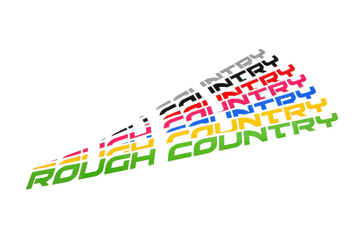 Rough Country Decal | 27 Inch Fender | Kelly Green 84170KG