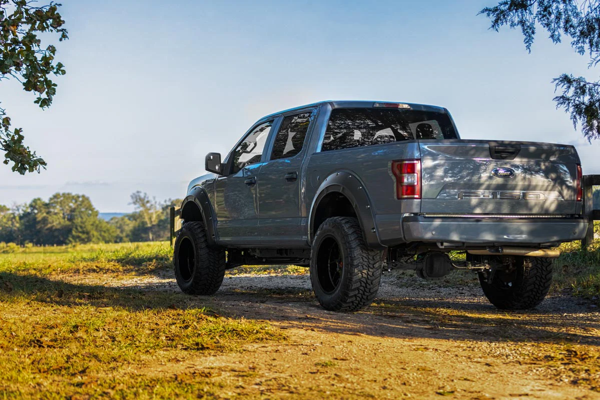 Rough Country Defender Fender Flares E7 Velocity Blue for Ford F150 15-20 - Image 6