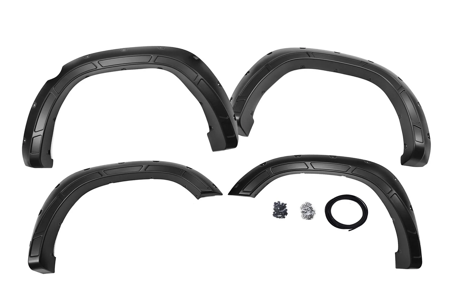 Rough Country Defender Pocket Fender Flares WHT for Ram 1500 19-22