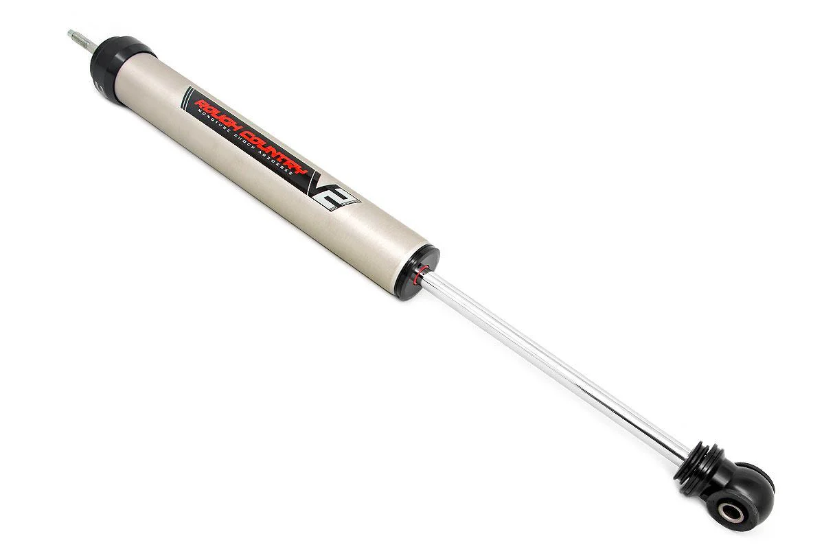 Rough Country Dodge for RAM 2500 4wd 94-23 V2 Front Monotube Shocks Pair 4-4.5" - Image 2
