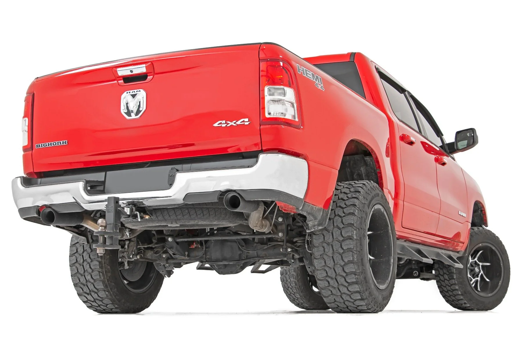 Dual Cat-Back Exhaust System Black Tips 19-21 Ram 1500 V8 5.7L 96013 - Image 2