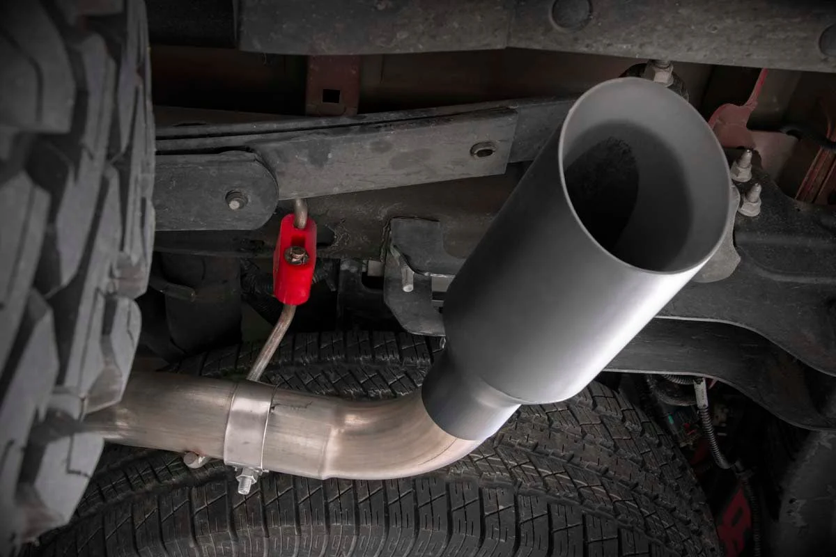 Dual Cat-Back Exhaust System w/Black Tips 09-13 GM 1500 4.8L/5.3L 96008 - Image 5
