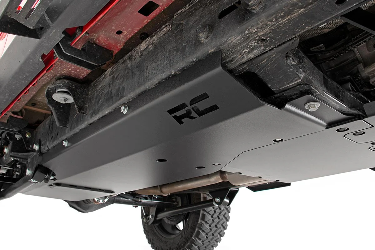 Engine T Case Gas Tank Skid Plate System fits 18-20 JL Unlimited 10608 - Image 2
