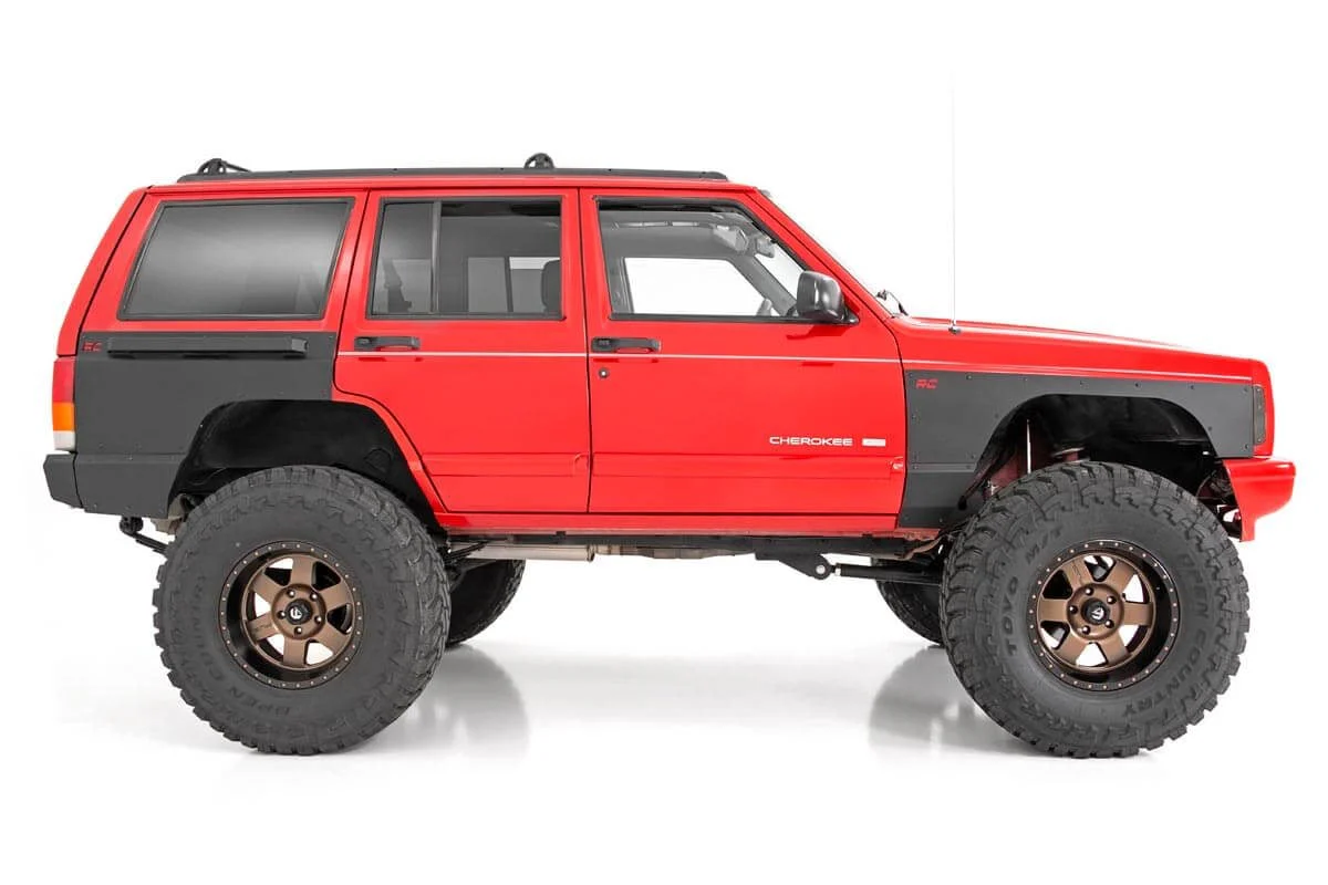 F & R Upper and Lower Quarter Panel Armor 97-01 Cherokee XJ 10581 - Image 3