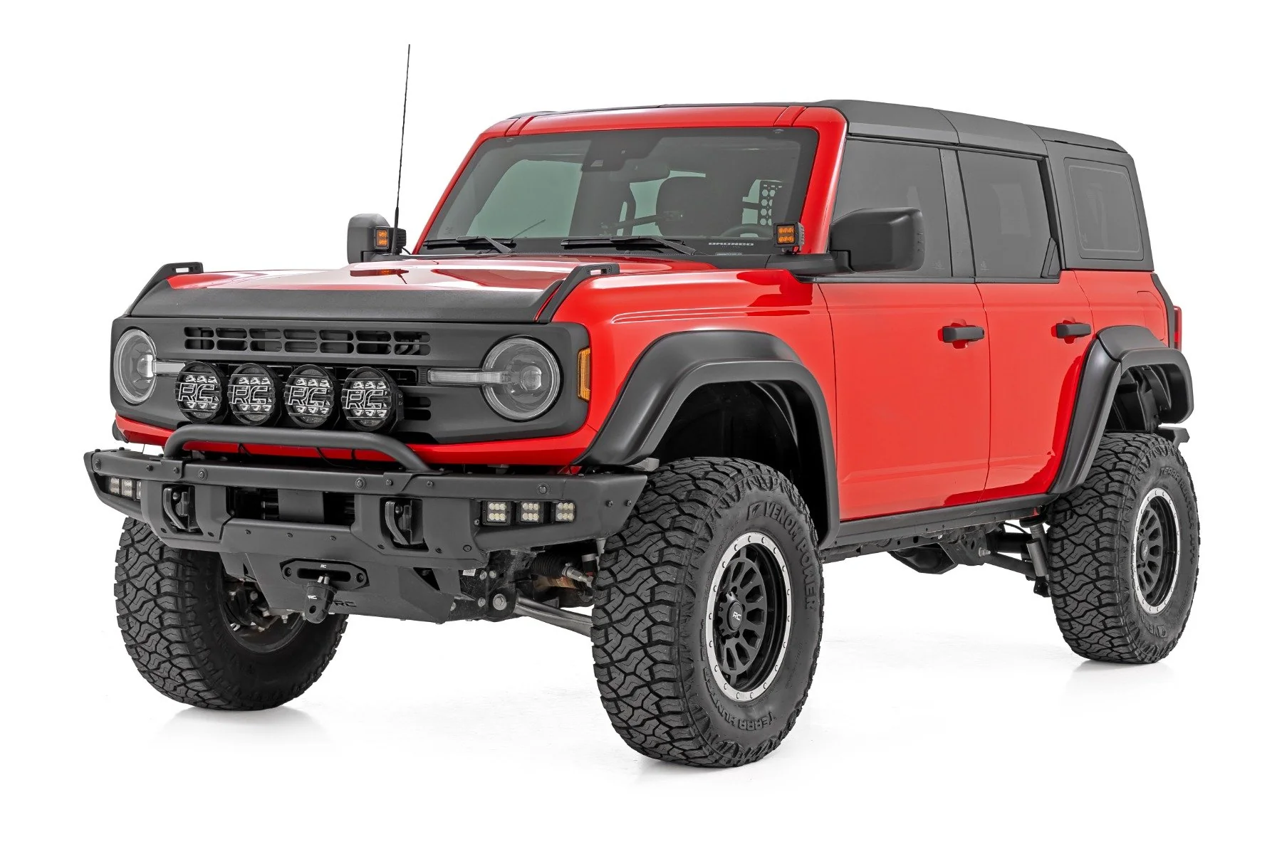 Rough Country Fender Flares | E7 Velocity Blue | for Ford Bronco 4WD 21-25 O-F12124-E7 - Image 3