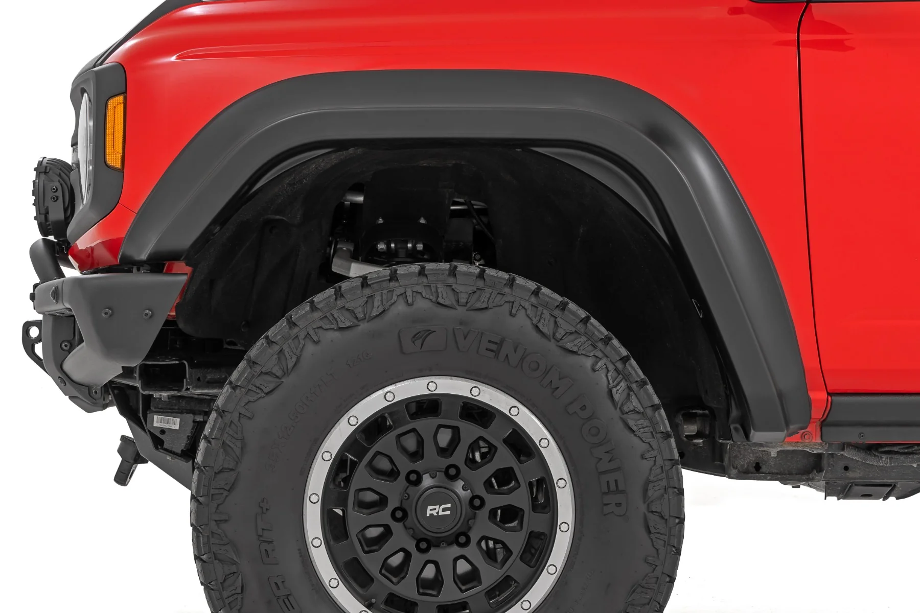 Rough Country Fender Flares | G1 Shadow Black | for Ford Bronco 4WD (2021-2025) O-F12124-G1 - Image 6