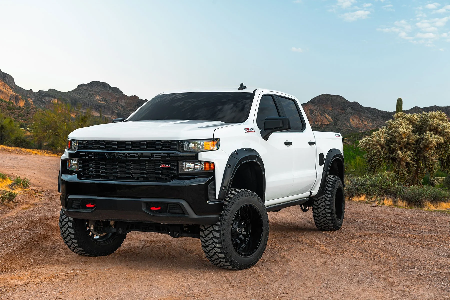 Rough Country Fender Flares G9K Satin Steel Chevy Silverado 1500 19-25 - Image 4