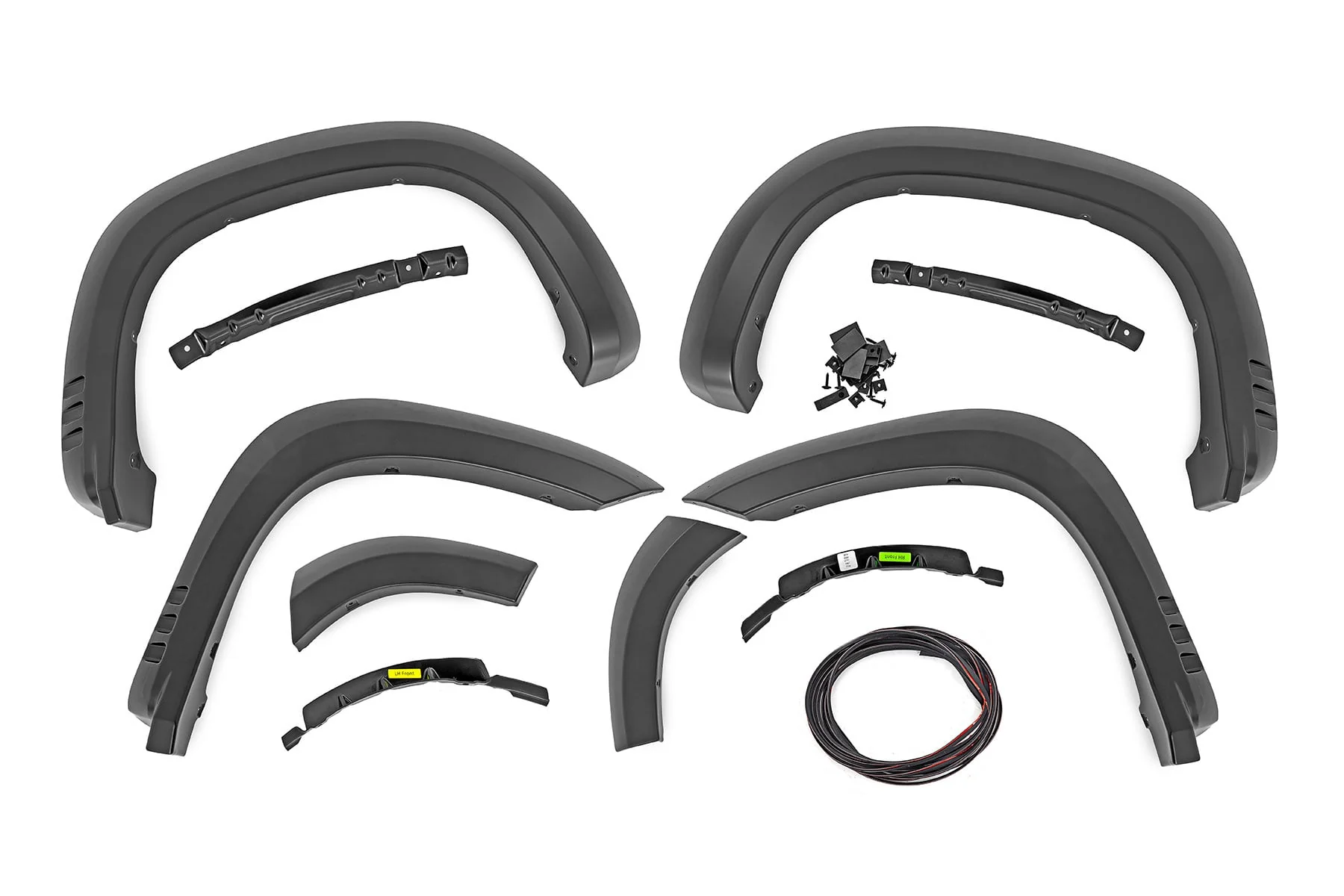 Rough Country Fender Flares | SF1 | GXD Sterling Grey Metallic | Chevy Silverado 1500 (19-26) F-C319201A-GXD