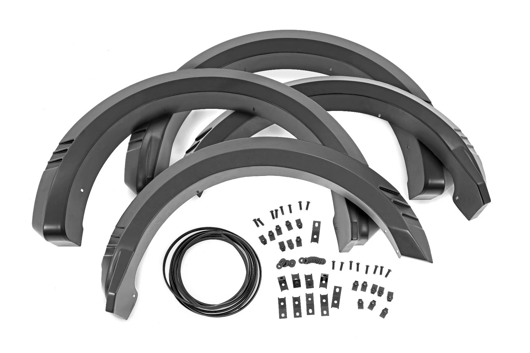 Rough Country Fender Flares SF1 UM Agate Black for Ford F150 21-26