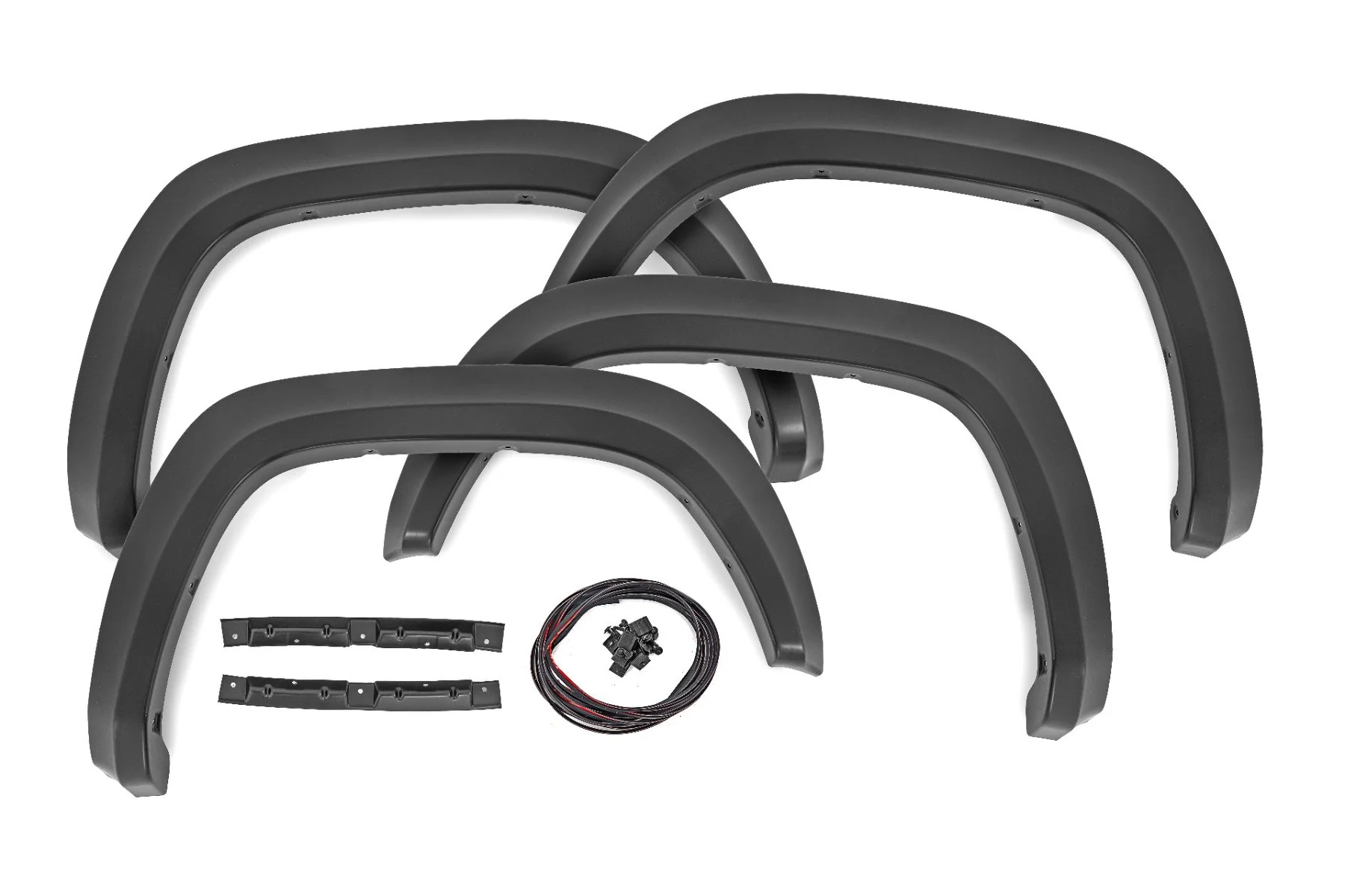 Rough Country Fender Flares Sport 218 Midnight Black Metallic for Tacoma 16-23 - Image 2