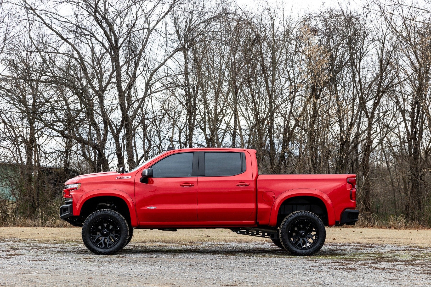 Rough Country Fender Flares Sport GB8 Mosaic Black Chevy Silverado 1500 19-25 - Image 5