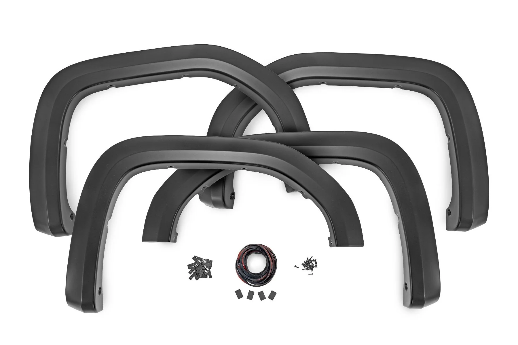 Rough Country Fender Flares Sport GNO Thunderstorm Gray GMC Sierra 1500 19-25