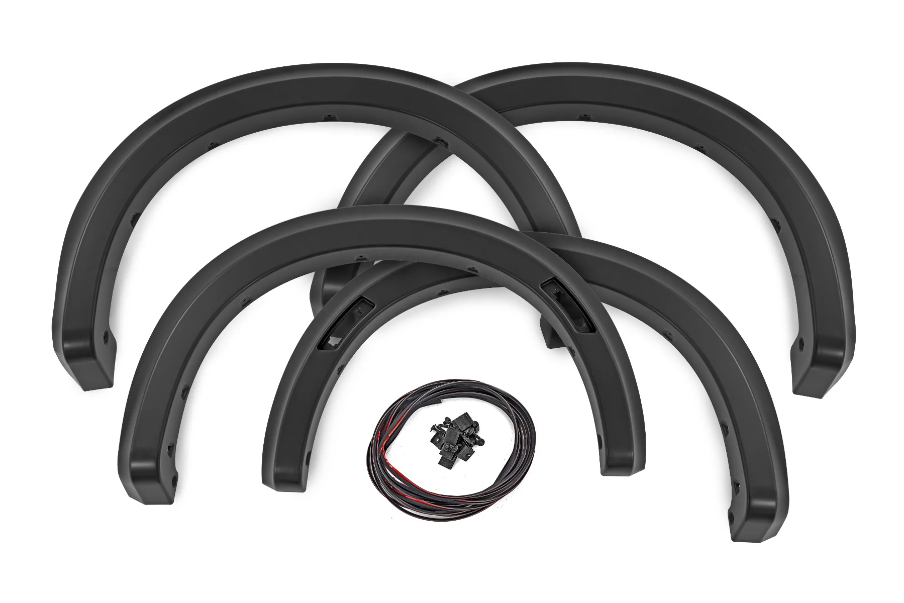 Rough Country Fender Flares Sport M7 Carbonized Gray for Ford Ranger 2024 S-F12401-M7 - Image 6