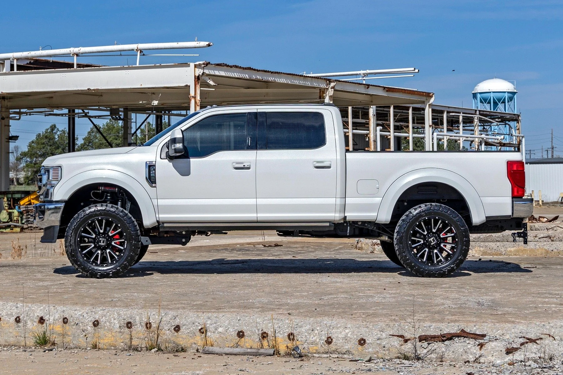 Rough Country Fender Flares Sport PQ Race Red for Ford F250/F350 SuperDuty 17-22 - Image 5